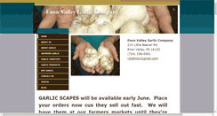 Desktop Screenshot of enonvalleygarlic.com